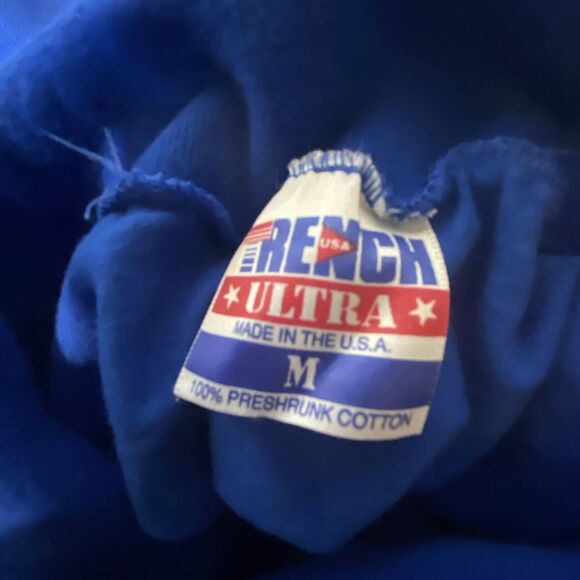 VTG 89ers Trench Ultra TurtleNeck Shirt M Single Stitch 80s/90s NFL USA Flaws - Picture 9 of 9